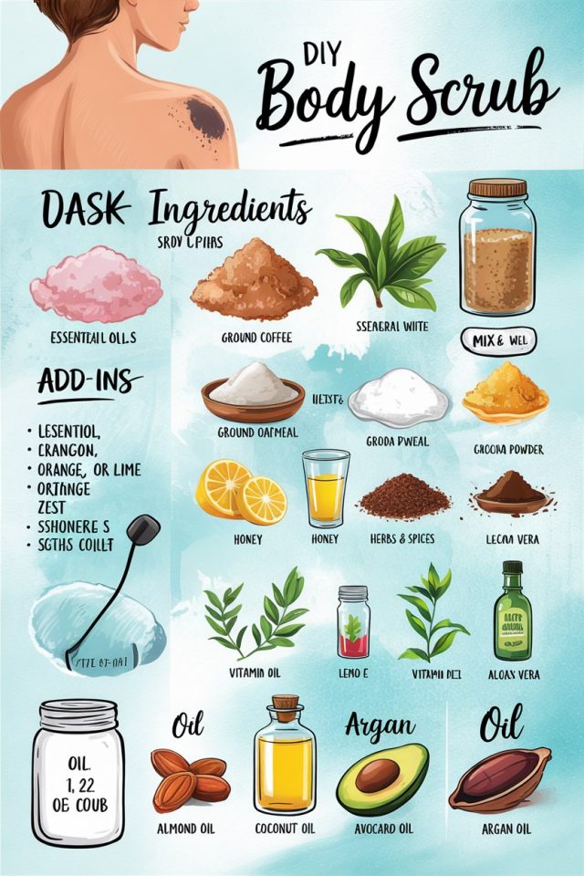 DIY Body Scrub Recipe with Natural Ingredients for Smooth Skin
