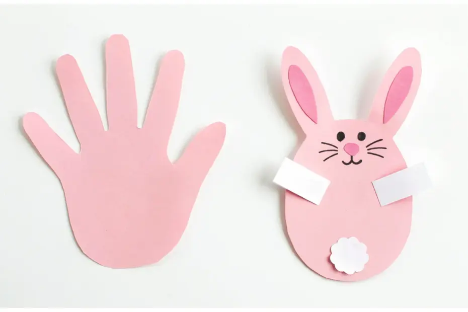 Handprint Bunny Craft | Easy Paper Bunny for Kids | Easter DIY