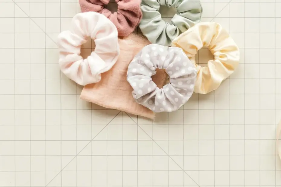 Hair Scrunchies Tutorial | Easy Sewing Project for Beginners | DIY Fabric Scrunchies