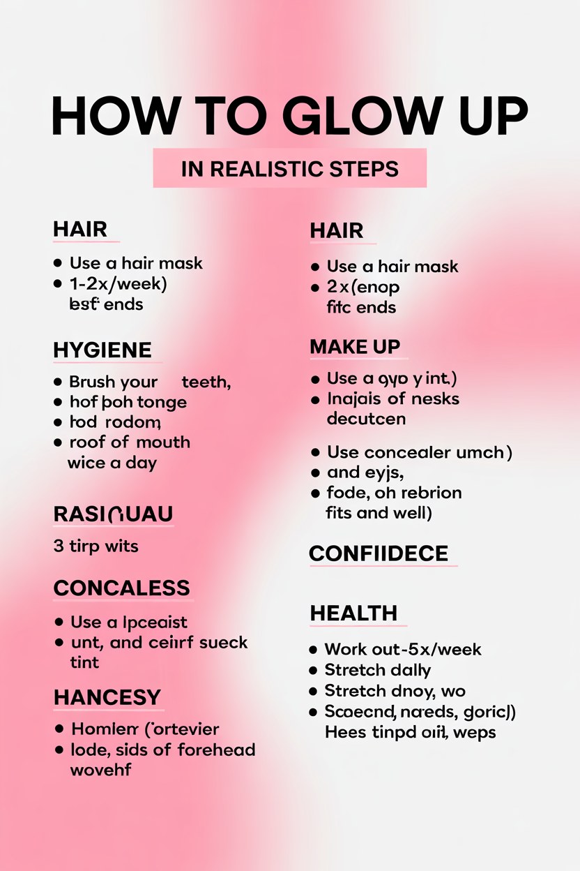 How to Glow Up in Realistic Steps: Complete Beauty Routine Guide