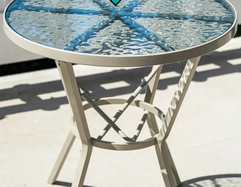 Patio Table Makeover Before & After | Outdoor Table Transformation for Small Balcony DIY