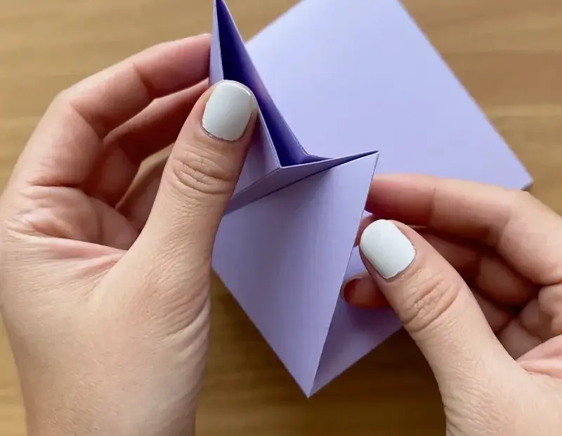 Endless Card Tutorial: Before and After Folding a Never-Ending Paper Card