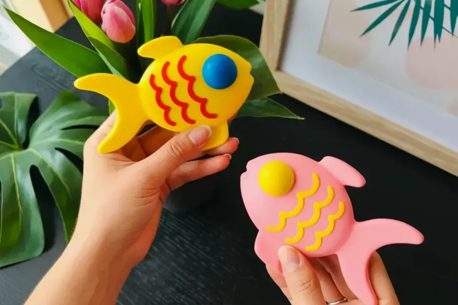 Fish Shaped Rubber Bands for Hair - Cute Tropical Fish Hair Tie Spotlight