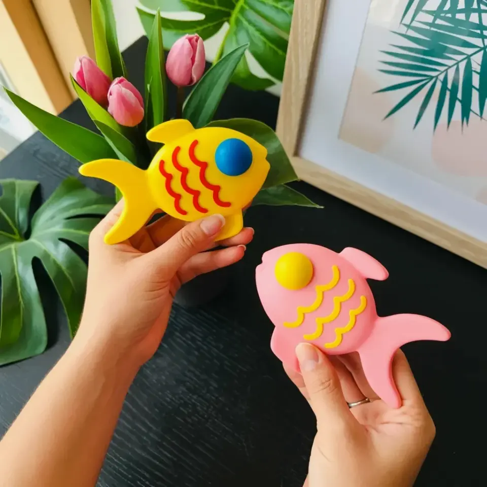 Fish Shaped Rubber Bands for Hair - Cute Tropical Fish Hair Tie Spotlight